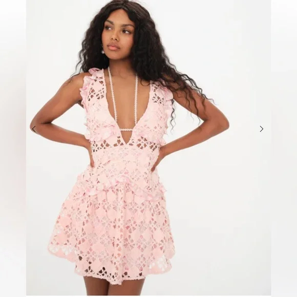 knee length dresses for ladies Floral Print Cutout Dress Large main image 0